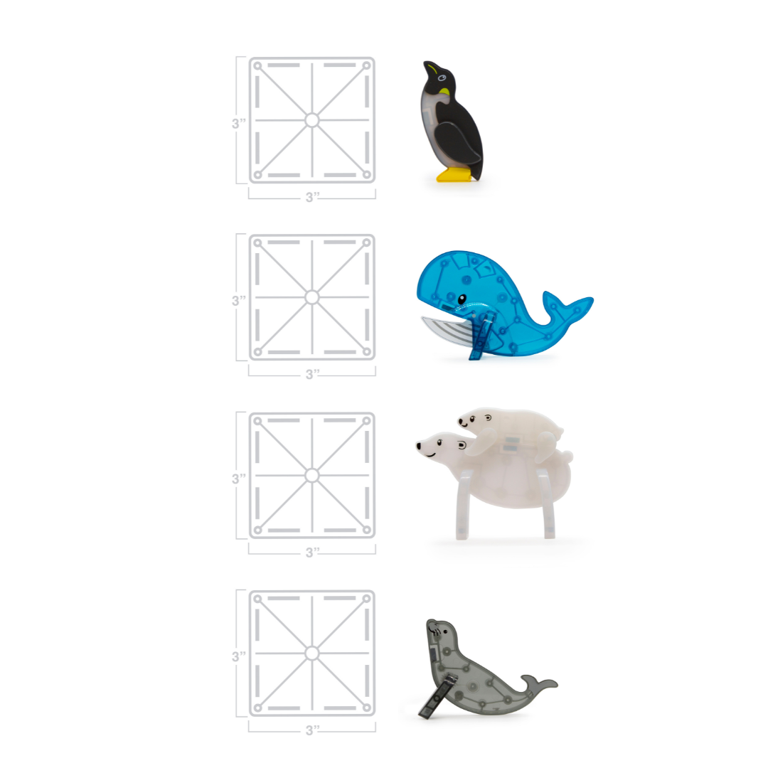 MAGNA-TILES® Arctic Animals 25-Piece Set