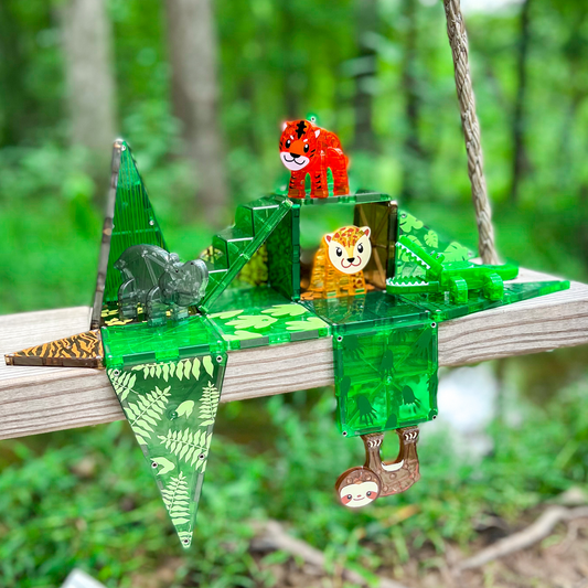 MAGNA-TILES® Jungle Animals 25-Piece Set