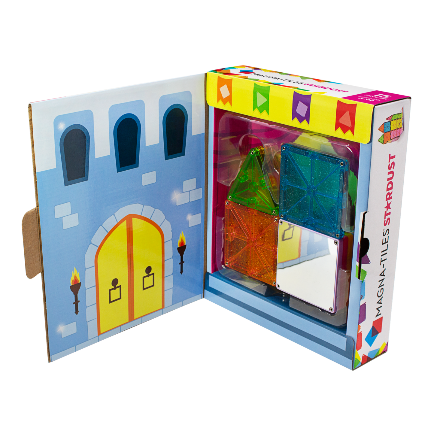 MAGNA-TILES® Stardust 15-Piece Set