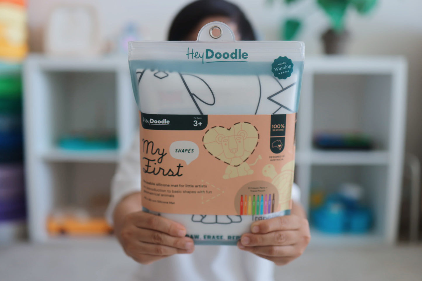 My First Shapes Coloring & Doodle Mat