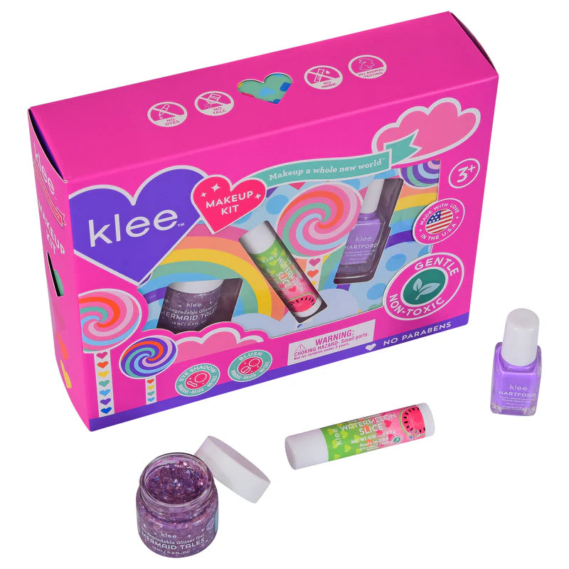Swirling Purple - Klee Pinwheel Dream 3-Piece Makeup Kit