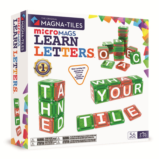 MAGNA-TILES microMAGS LEARN Letters™ 56-Piece Set
