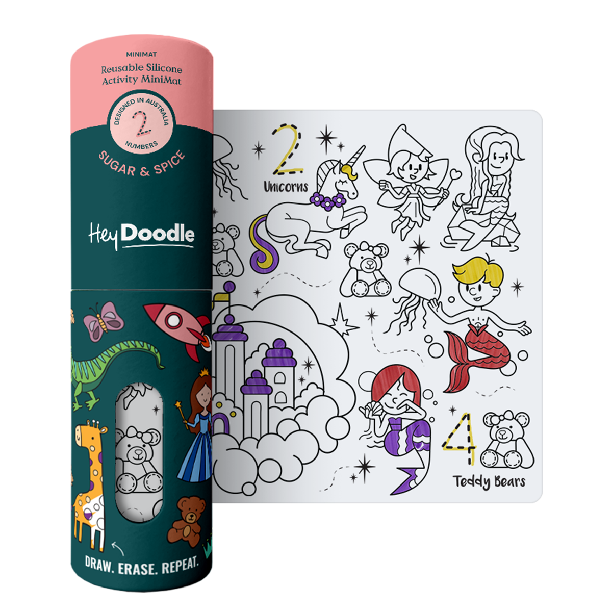Sugar & Spice Mini Coloring & Doodle Mat