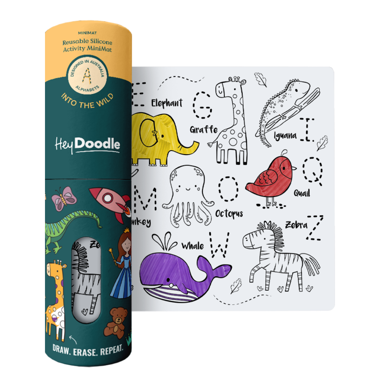 Into the Wild Mini Coloring & Doodle Mat