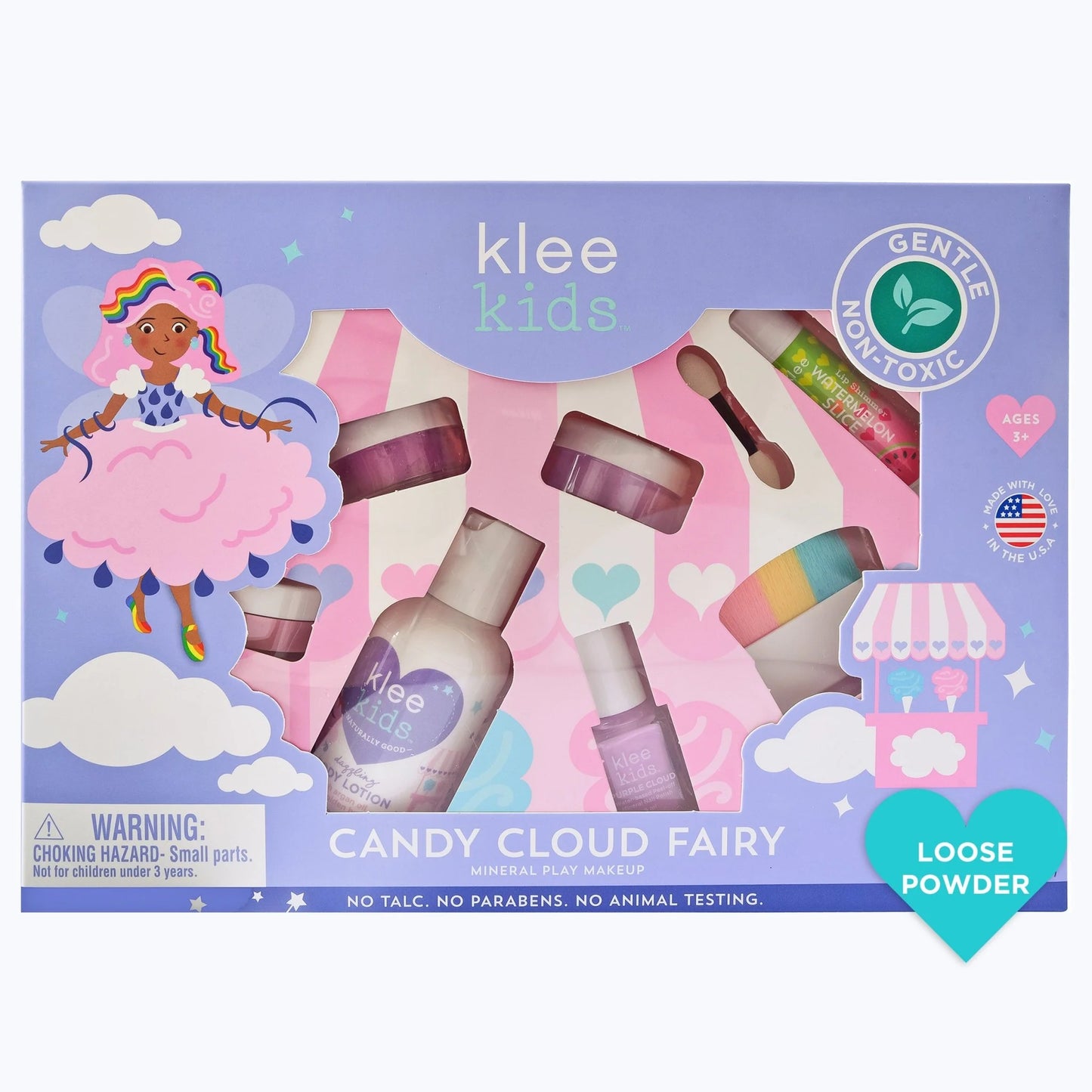 Candy Cloud Fairy - Klee Kids Loose Powder Play Makeup Kit