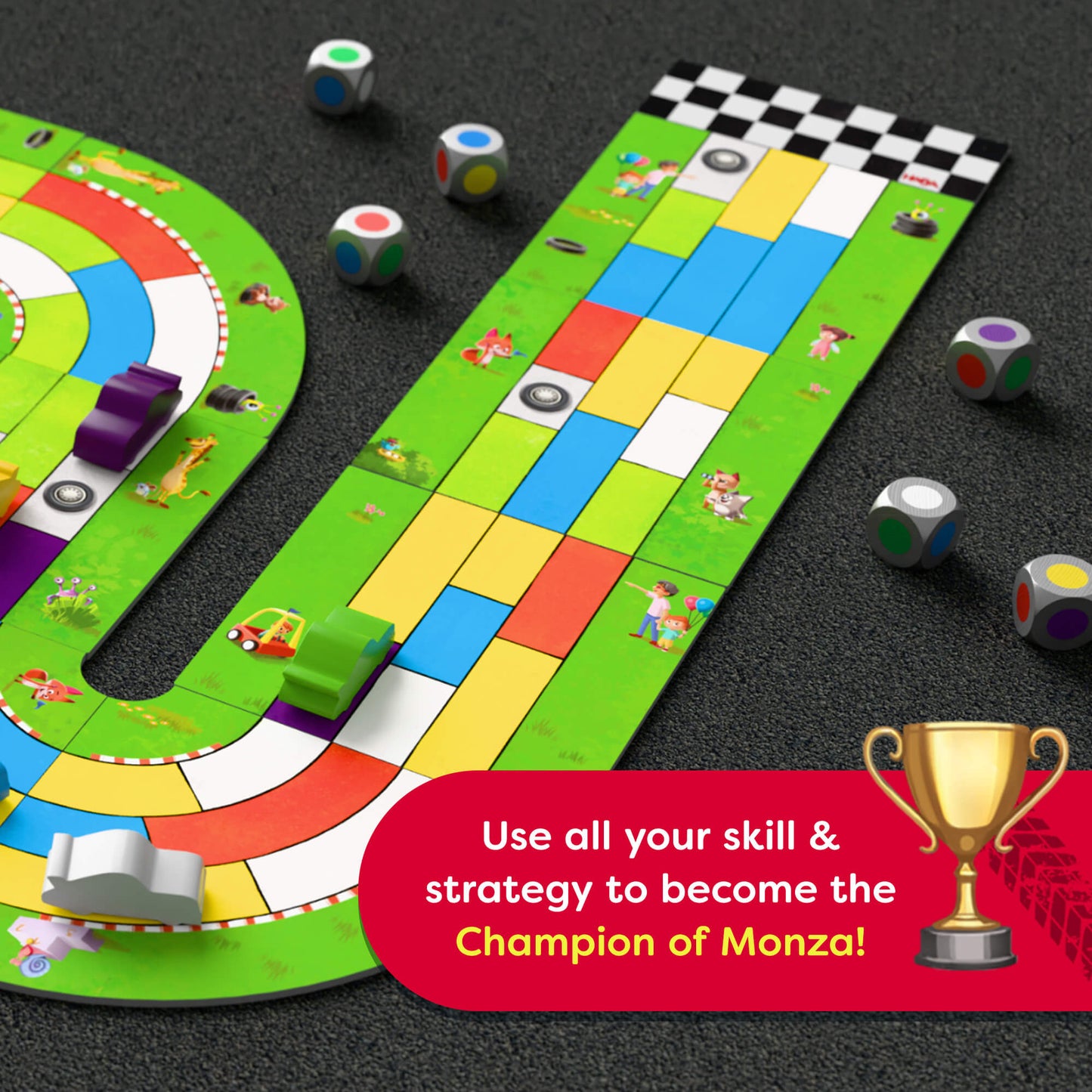 Monza Car Racing Board Game