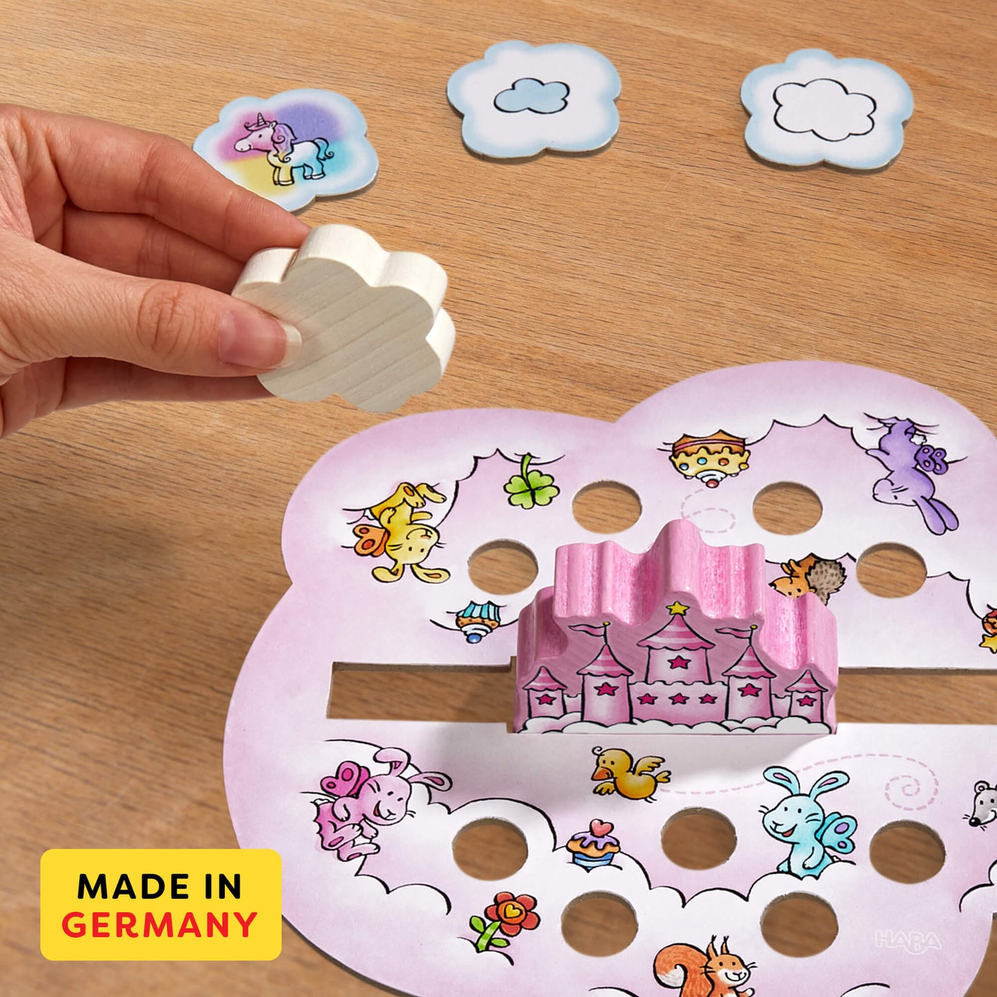 Unicorn Glitterluck-Cloud Stacking Game
