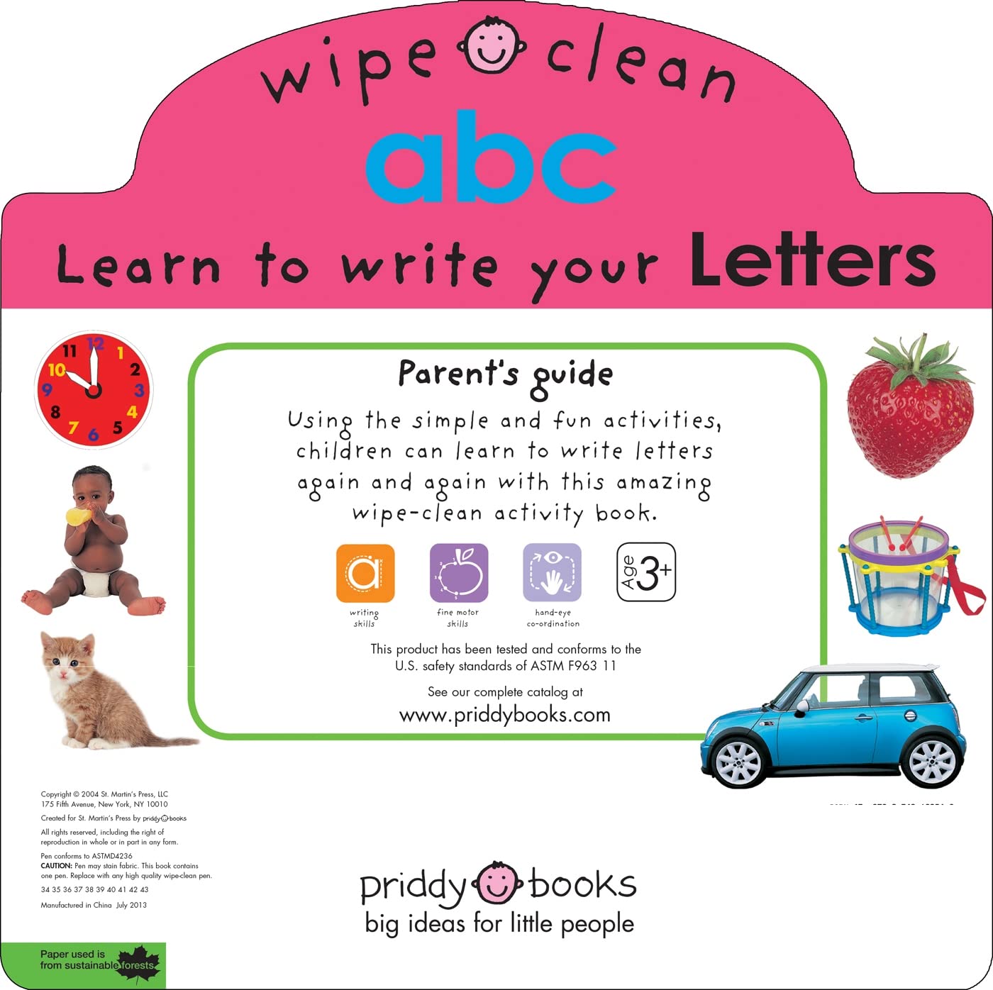 Wipe Clean: Letters: An Introduction to writing the ABCs