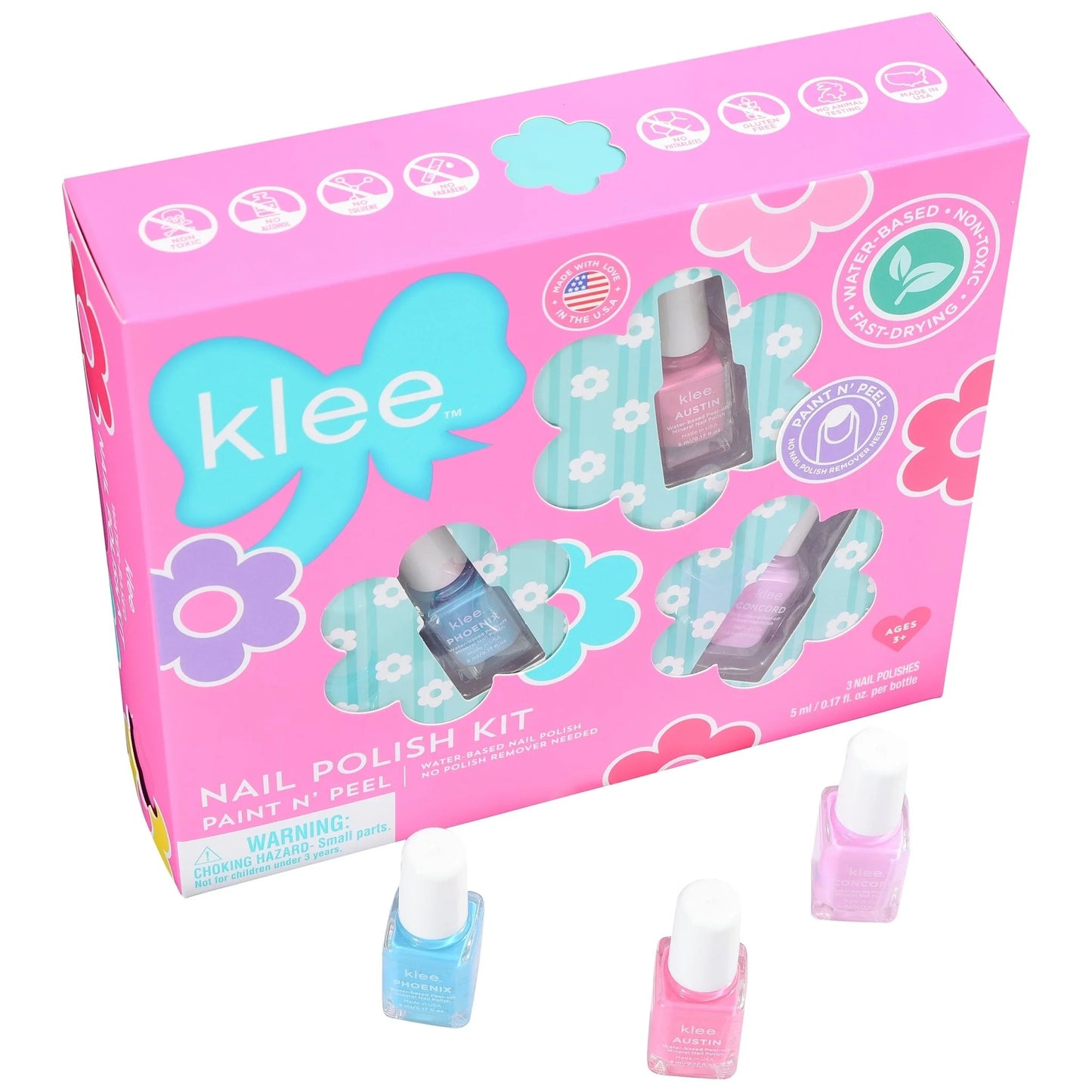 Pixie Love 3-Piece Klee Mini Nail Polish Set