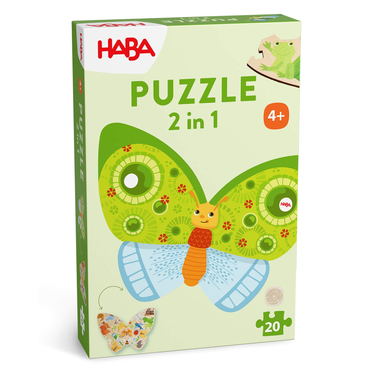 Butterfly 2-in-1 Wooden Puzzle